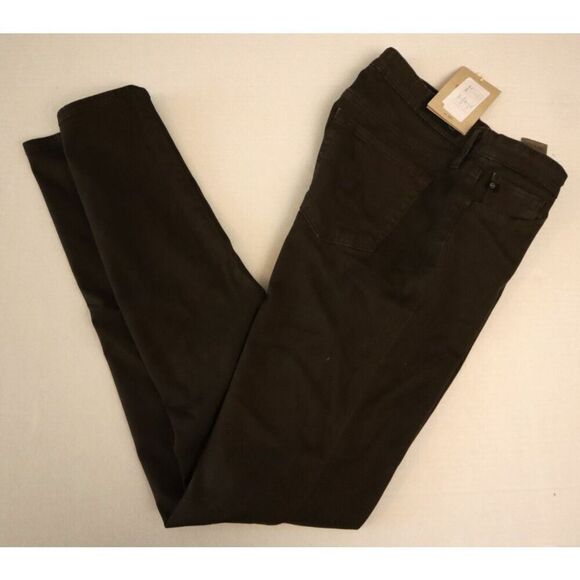 AG Adriano Goldschmied Women's Sz 26 Brown Prima Mid-Rise Cigarette Pants - Picture 9 of 9
